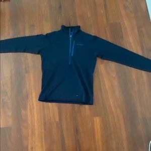 Blue Patagonia fleece half zip